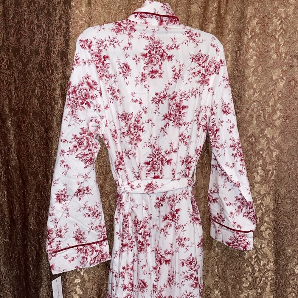 NWT CHARTER CLUB INTIMATES Women’s Floral Print Robe.  Size XS/S. - Picture 2 of 8